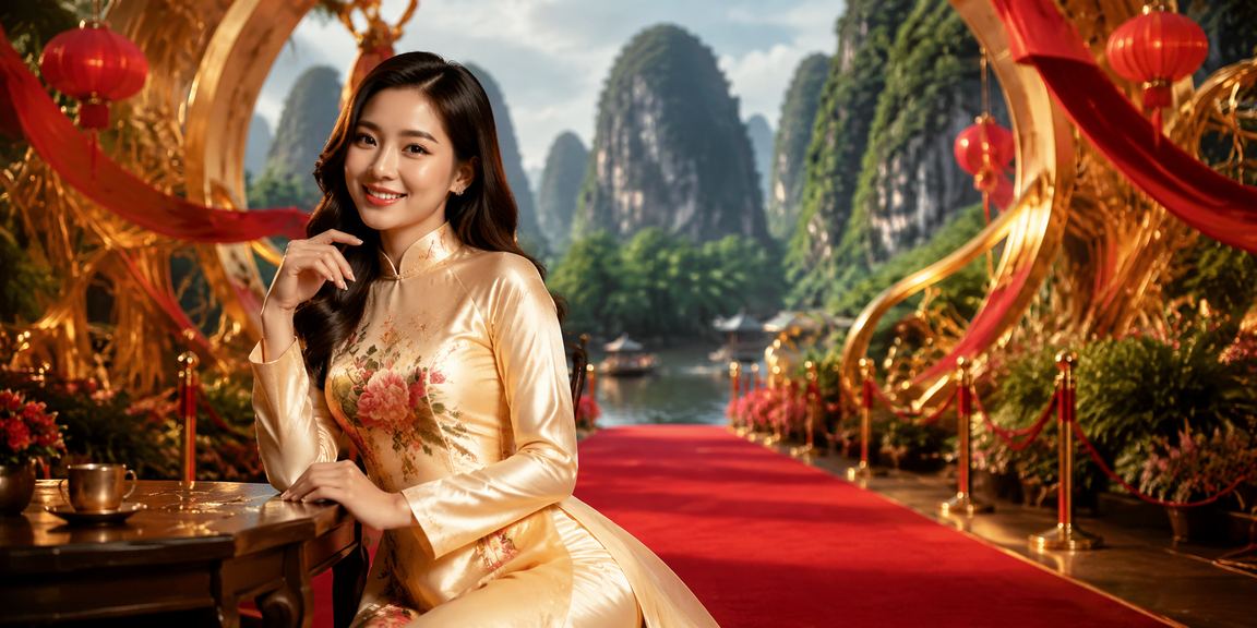 Người mặc áo dài tại Ninh Bình trải nghiệm casino và betting trực tuyến